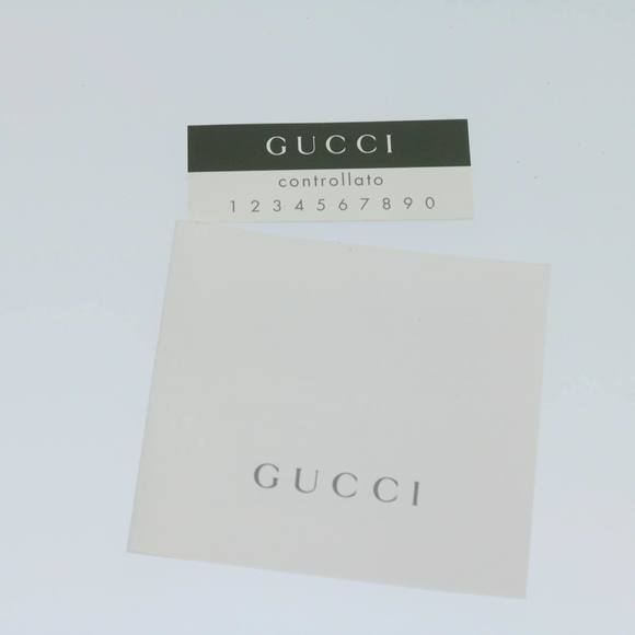 GUCCI Bamboo Hand Bag Leather Black 001 3444 1887 Auth 61693 - Picture 12 of 16